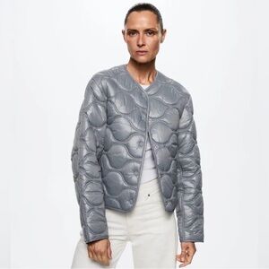 Mango Lightweight Anorak Quilted Padded Jacket